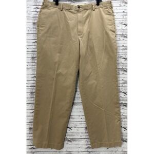 Brooks Brothers Advantage Chino Hudson Pants Beige Khaki Cotton Mens 40x30